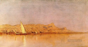 ナイル川沿い ゲベル・シェク・ヘリーディーの風景 サンフォード・ロビンソン・ギフォード Oil Paintings
